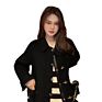 Small Woman 2-Color Double-Sided Tweed Korean Coat Autumn And