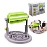 Smart Pet Feeder Adjustable Height Interactive Cat Dog Toy Roller-Type Food Slow Feeder Dog Bowl