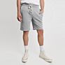 Soft Fabric Drawstring Fitted Fleece Shorts for Men