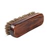 Soft Horsehair Bristles Horsehair Wood Handle Comfortable Grip Shoe Shine Brush Shoe Cleaning for Shoes Boots Other Leather Care