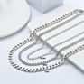 Solid 925 Sterling Silver Italian 3.6Mm 5Mm 7Mm Diamond Cut Cuban Link Curb Chain Necklace for Men Women 16 18 22 Inch