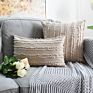 Solid Cushion Cover Cotton and Linen Double Tufted Nordic Ins Pillowcase Home Sofa Pillowcase