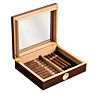 Solid Pine Wood Cigar Humidor Box Case Wooden Cigar Humidor