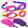 Sports Eyewear Swim Glassses Silicone Frames Junior Swimming Goggles for Girls and Men