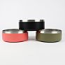 Stainless Steel Dog Bowl Design Double Wall Vacuum Rubber Base Cat Dog Food Bowl Pet Dog Feeder Feeding Bowls