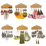 Stainless Steel Ethnic Earrings Woman Colorful Retro Tassel Pendant Earrings Bohemian Jewelry Earrings