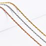 Stainless Steel Gold Silver Color Cauliflower Cobra Chain Necklace for Girl Jewelry