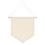 Stock Multi Color Pennant Enamel Pin Banners Blank Canvas Flag for Diy Linen Nursery Banner Natural Canvas Flag