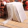Stock White Biodegradable Drawstring Empty Filter Paper Tea Bag