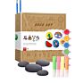 Stone Diy Painting Play Set Kids Creative Drawing Toy Rock Painting Kits