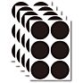 Storage Black Waterproof round Label Sticker for Food Container Classification Label