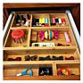 Sturdy Strong Natural Bamboo Jewel Decoration Drawer Accessory Organizer Qualitative Sewing Needle Wooden Box