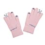 Style Plush Gloves Stretch Knitted Gloves Autumn and Girls Cute Cold-Proof Touch Screen Student Warm Gloves