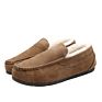 Suede Comfortable Casual Plush Clog Trp Faux Fur Anti-Skid Sole Warm Loafers Shoes Home Moccasins Slippers for Men Women