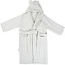 Szpan Soft and Breathable Organic Cotton Muslin Bathrobe with Animal Hood Cover up for Kids Girls and Boys