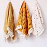 Tassel Fringe Trim Baby Gauze Quilt Muslin Cotton Newborn Toddler Infant Baby Boy/Girl Blanket with Tassel Ruffle Swaddles