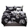 The Most Popular Design Leaf Pattern Luxury 3 Pcs 100% Polyester Duvet Cover Set