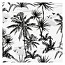 The Outlet Tropical Palm Trees Island Design Digital Printed Hawaii Fabric for Clothes