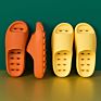 Thick Bottom Hollow Bath Slippers Indoor and Outdoor Soft Sole Drainage Quick Drying Slippers