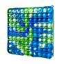 Tie Die Color anti Anxious Square Fun Push Pop Bubble Fidget Sensory Toy for Kids and Grown-Ups