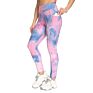 Tie Dye Print Sport Yoga Pants for Women