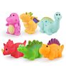 Toddlers Infants Kids Water Sprinkler Pool Toys , Soft Plastic Animal Dinosaur Bath Toy , Duck Eco-Friendly Bath Toy for Baby