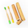 Toothbrush + Case Kids Bamboo Toothbrush Travel Kit with Customized Logo