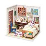 Toys Children Diy Wooden Doll House , Miniatura Dollhouse Wooden Toys and Diy Houses Toys