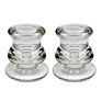 Transparent Glass Candle Holder for Candles