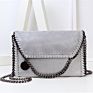 Trend Ladies Mobile Phone Bag Casual Shoulder Mini Crossbody Bag Chain Pu Leather Handbag