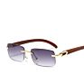 Trend Sunglasses for Women Square Unisex Rimless Sunglasses