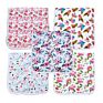 Triple Layer Waterproof Large 20 by 10 100 Organic Cotton Muslin Baby Burp Cloths 5 Pack