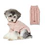 Ufbemo Pink Red Grey Acrylic Christmas Designer Ropa De Perros Dog Sweater Pet Clothes