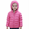 Ultra Light 90% White Duck down Parka Hooded Coat Girl and Boy Children down Jacket