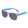 Ultra Light Flexible Light Polarized Kids Sunglasses Square