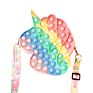 Unicorn Push Popping Bag Bubbles Popping Unicorn Purse Fidgety It Sensory Stress Relief Toys