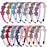 Uniq Glitter Girls Headbands Rainbow Star Hariband for Children Girls Hair Accessories for Kids