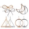 Uniq Hair Clip for Women - Hair Barrettes Hair Pins Moon Triangle Circle Butterfly Thick Hairgrips Styling