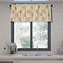 Valance Curtain Kitchen Farmhouse Kitchen Window Curtains Set