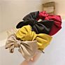 Veijer Headbands Hair Accessories Woman Lovely Big Bow Silk Satin Headbands