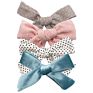 Velvet Hair Bow Clips Girl Bow Clip Set of 4