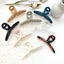 Vershal Korea Hair Accessories Simple Crossed Design Large Grip Hair Clips Acrylic Plastic Hair Claw for Wome