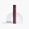 Vintage Modern Lucite Arched Bookends Office and School Supplies Luxury Crystal Acrylic Decorative Bookends