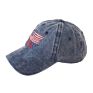Vintage Personality Embroidered Baseball Hat American Flag Washed Sport Trucker Hat