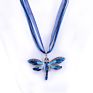 Vintage Style Women Jewelry Colorful Enamel Dragonfly Ornament Pendant Necklace Hair Accessories
