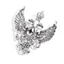 Vintage Unique Eagle Crown Gifts Crystal Most Popular Brooch Pin for Women
