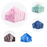 Viscose Linen Fba Drop Shipping Blue Pink Hand Tie Dye Super Soft Comfortable Washable Kids Parents Party Face Mask Facemask