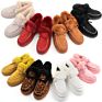 Warm Designer Ladies Outdoor Fluffy Women Shoes Faux Fur Moccasins for Ladies