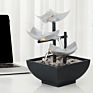 Water Fountains Decorative Indoor 3-Tier Relaxation Tabletop Water Fountains
