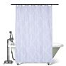 Water Proof 100% Polyester Boho Ruffle Diamond Bathroom Shower Curtain For